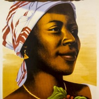 KF-affisch: Cirkelkaffe (kvinna)