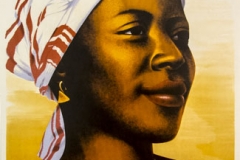 KF-affisch: Cirkelkaffe (kvinna)