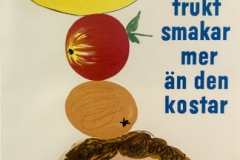 KF-affisch: frukt smakar mer än den kostar