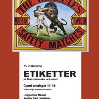2010: ETIKETTER på tändstickor och annat